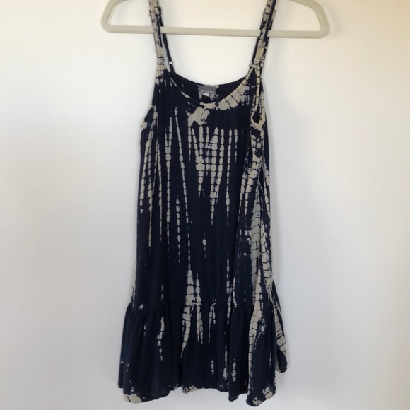 Braeve Tye Dye drop waist Cami Tunic Blue S - Picture 9 of 9